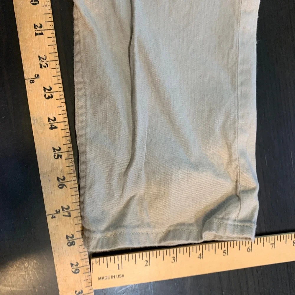 Banana Republic Mens Traveler Slim Linen‎ Cotton Pants Khaki Tan 34x30 (36x28.5)